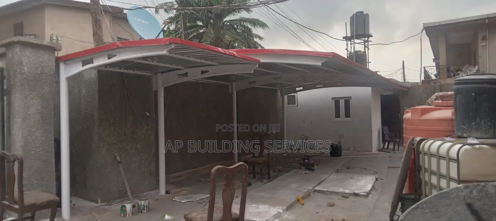 Carport With Longstanding Roof