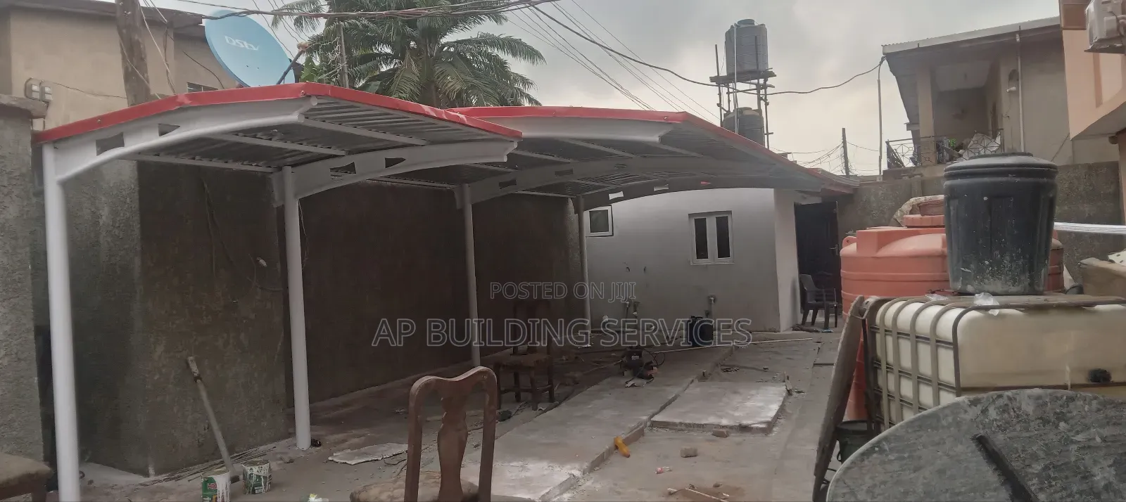 Carport With Longstanding Roof