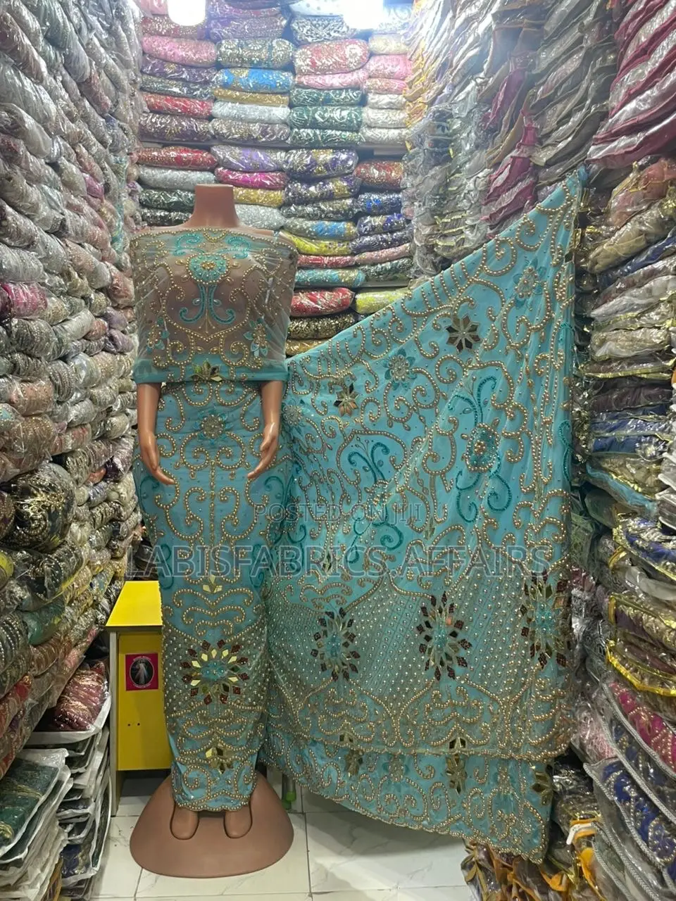 Net on Raw Silk Goerge