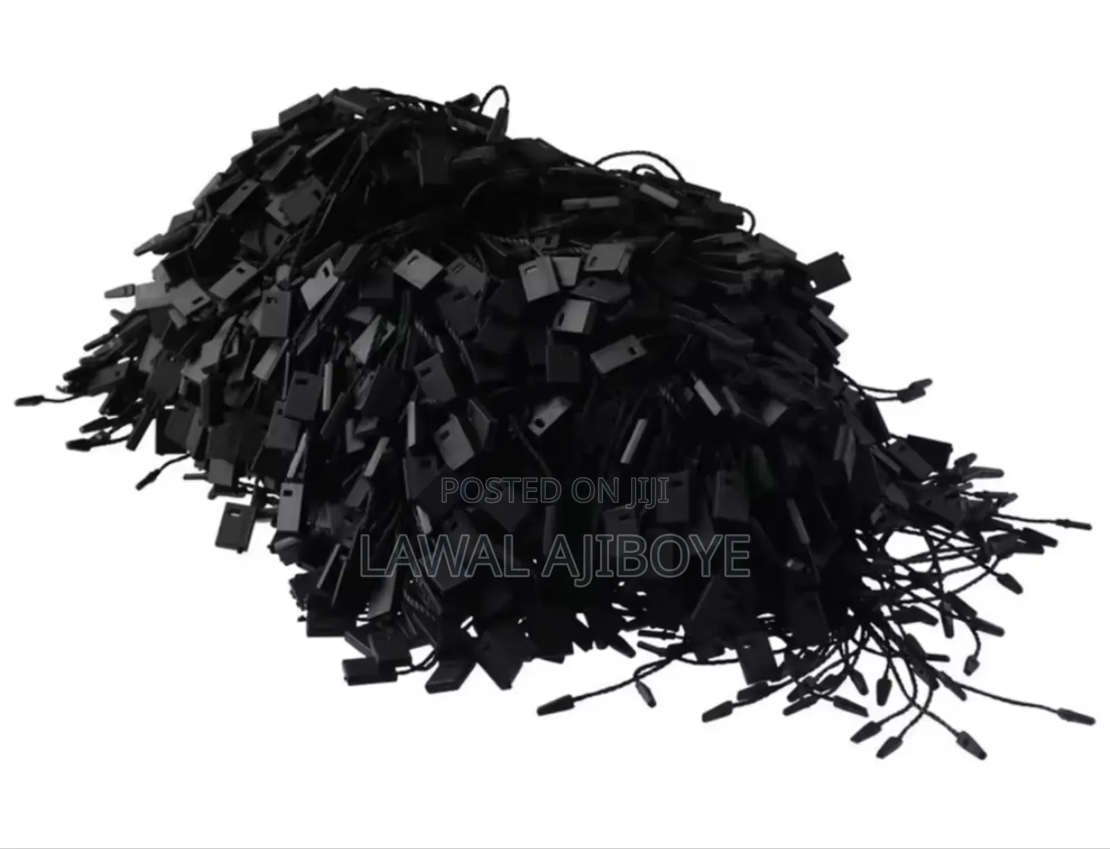1000pcs Hang Tag String Black Price Tags Hang Tag String Clothing Ga