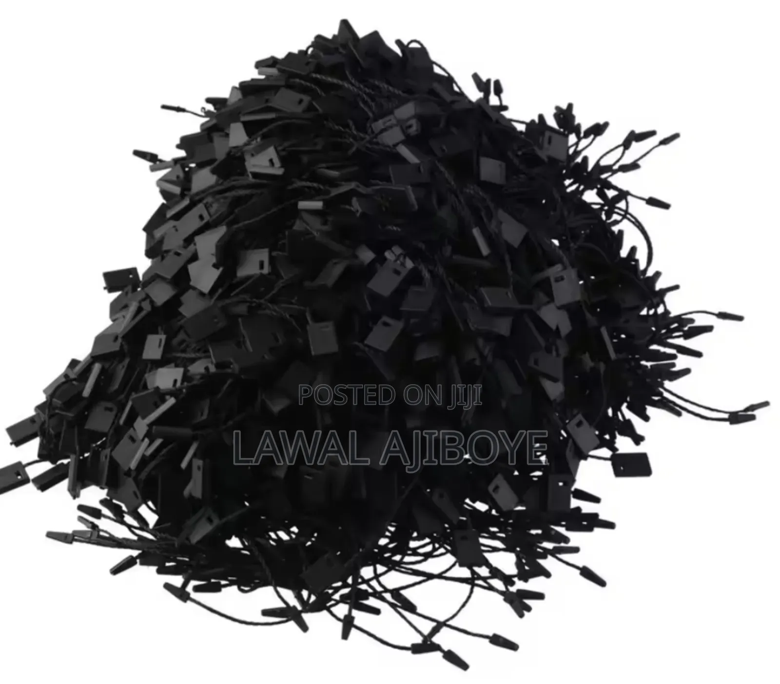 1000pcs Hang Tag String Black Price Tags Hang Tag String Clothing Ga