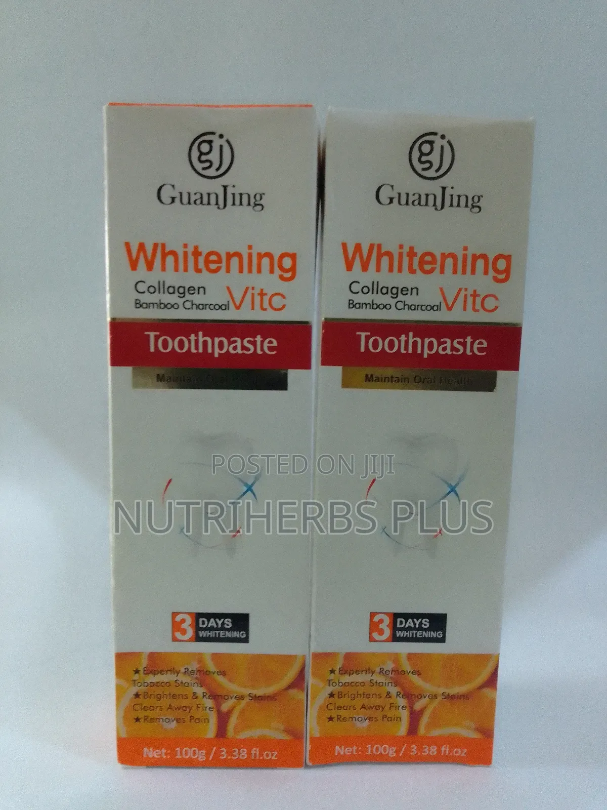 Guanjing Whitening Collagen Toothpaste: For Whitening (3 Packs)