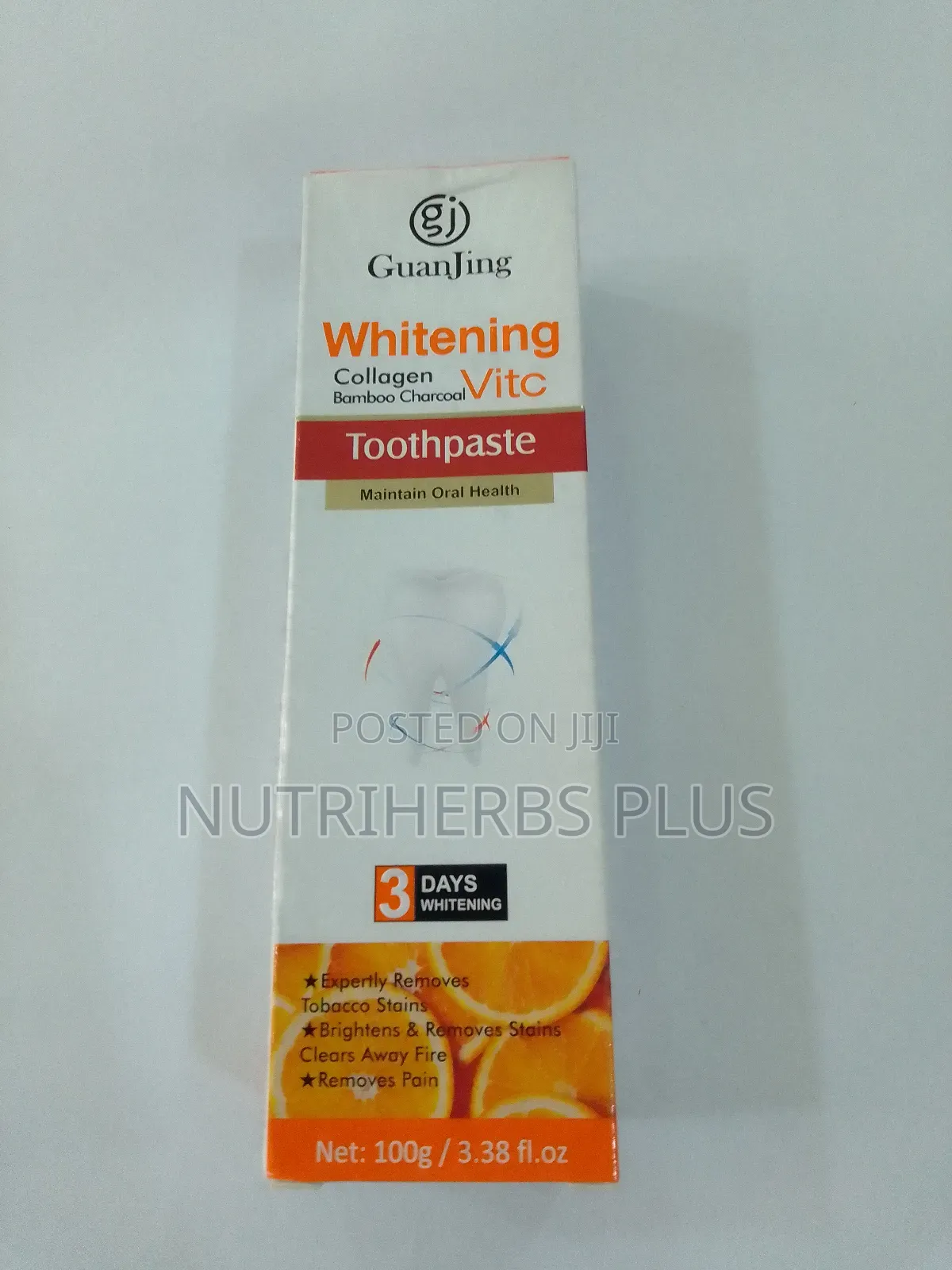 Guanjing Whitening Collagen Toothpaste: For Whitening (3 Packs)