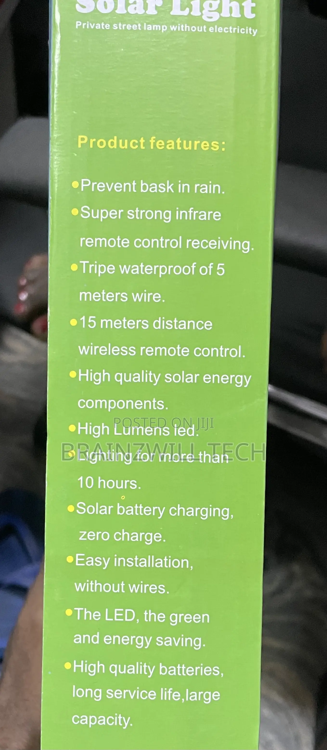 200w Solar Street Light With Motion Sensor and Remote Control
