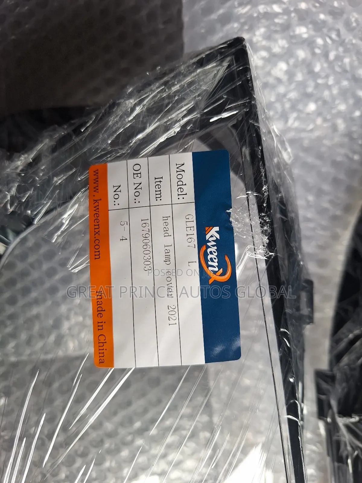 Head Lamp Glass Cover Gle 167 2021