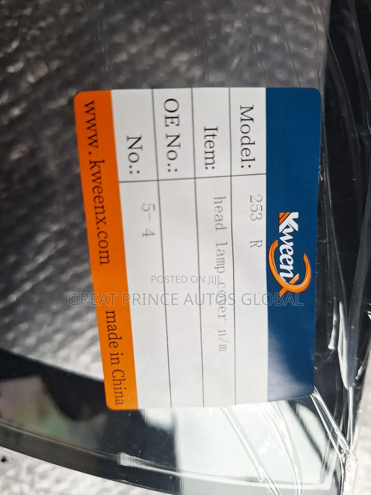 Head Lamp Glass Glc350 253