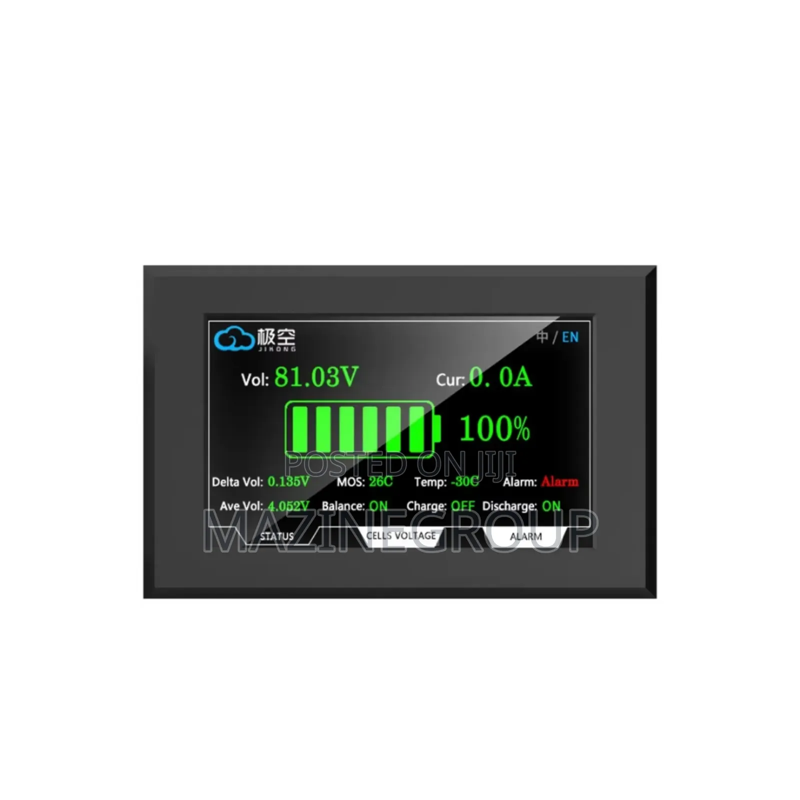 Jk BMS Screen 4.3inch Touchscreen