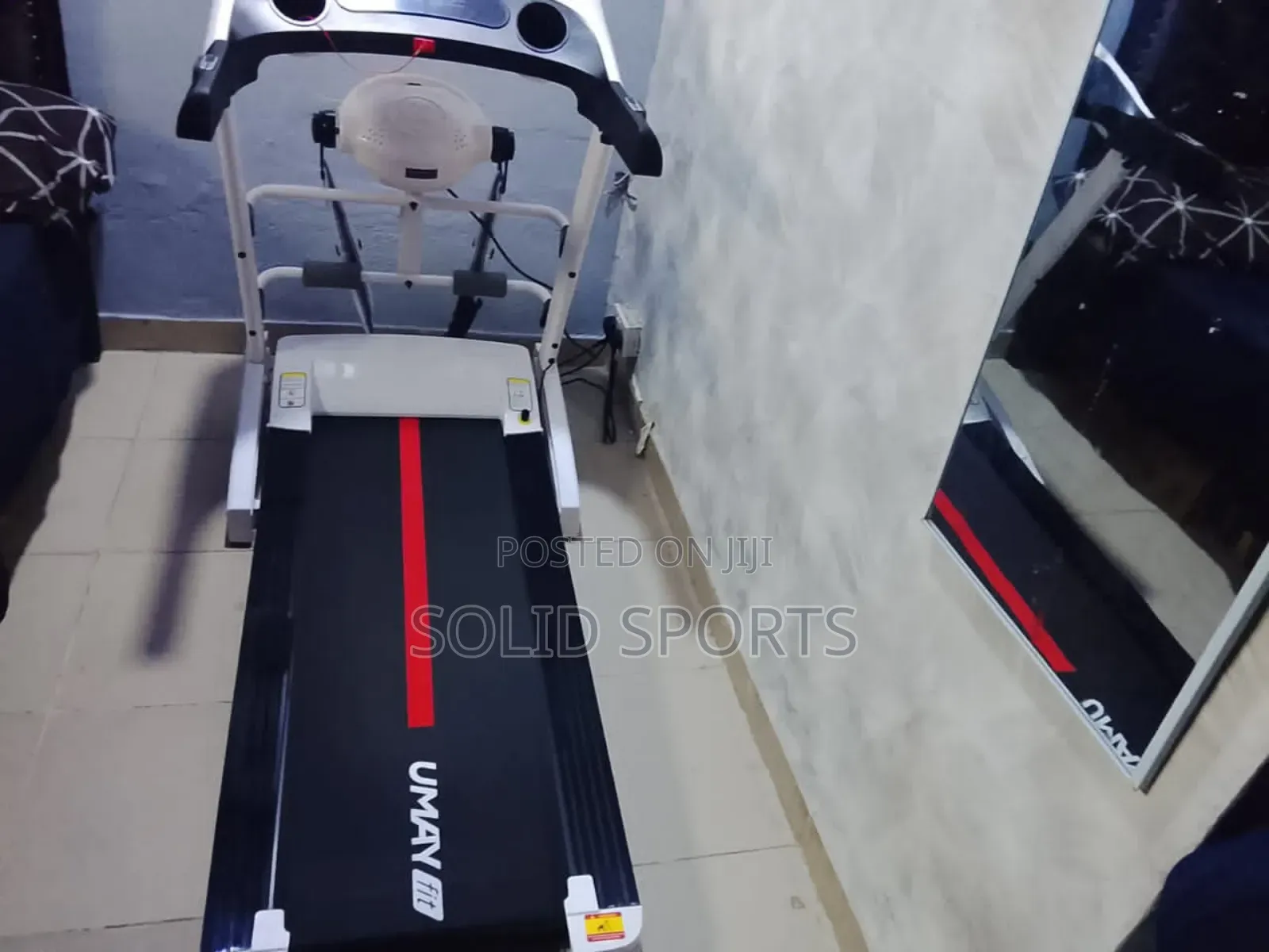 Solid Strong 2 Hp Treadmill With Autoincline Maximum User Weight 120kg