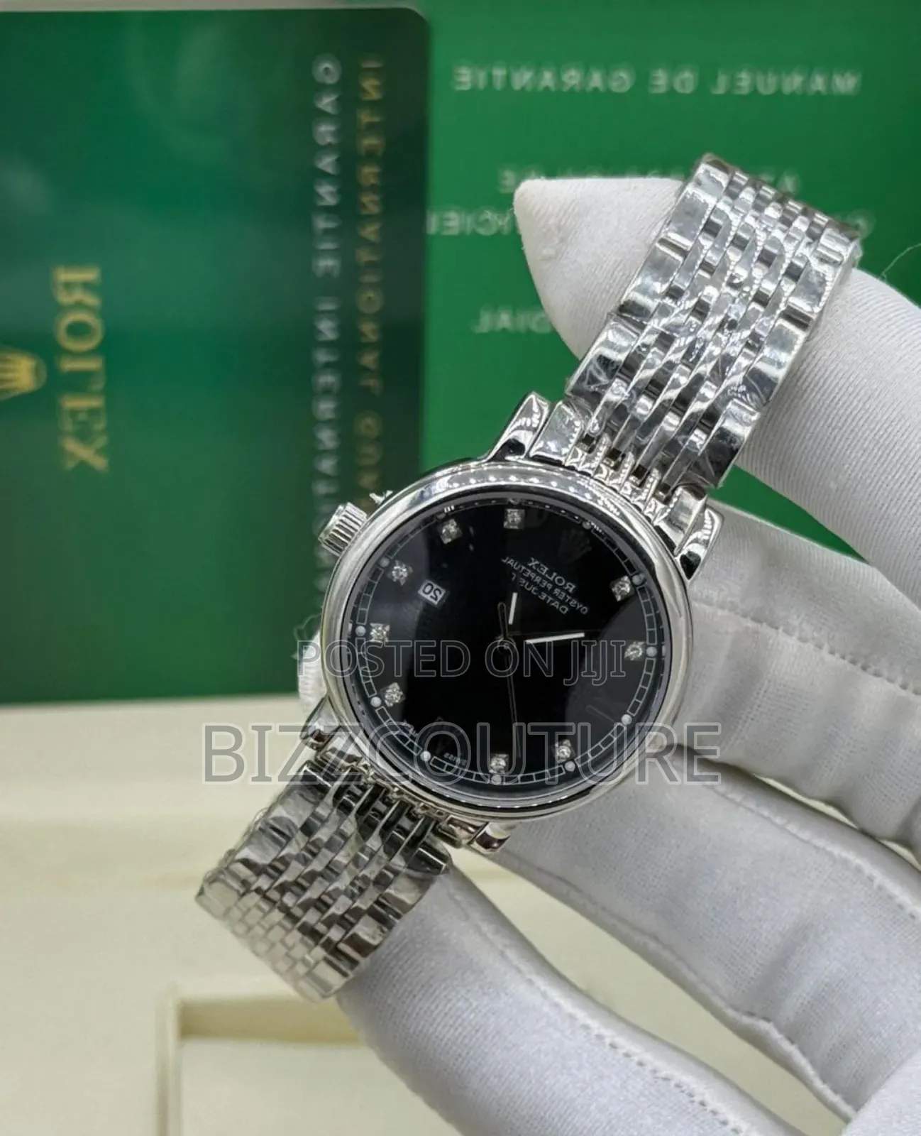 Original Rolex Silver Stainless Steel, Calendar Watch in Store