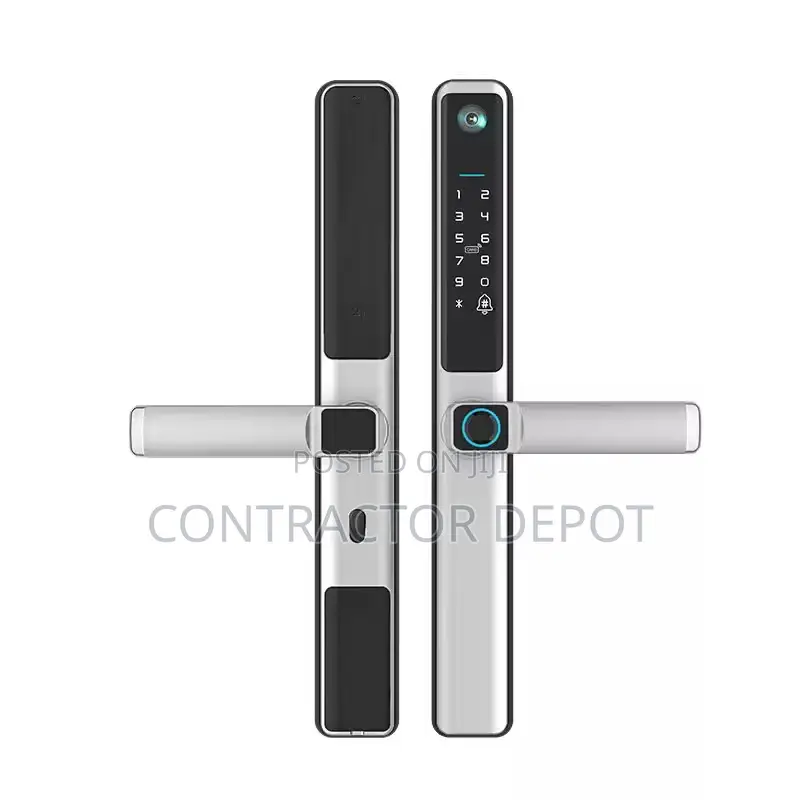 Camera Slim Smart Aluminum Smart Lock Euro Mortise
