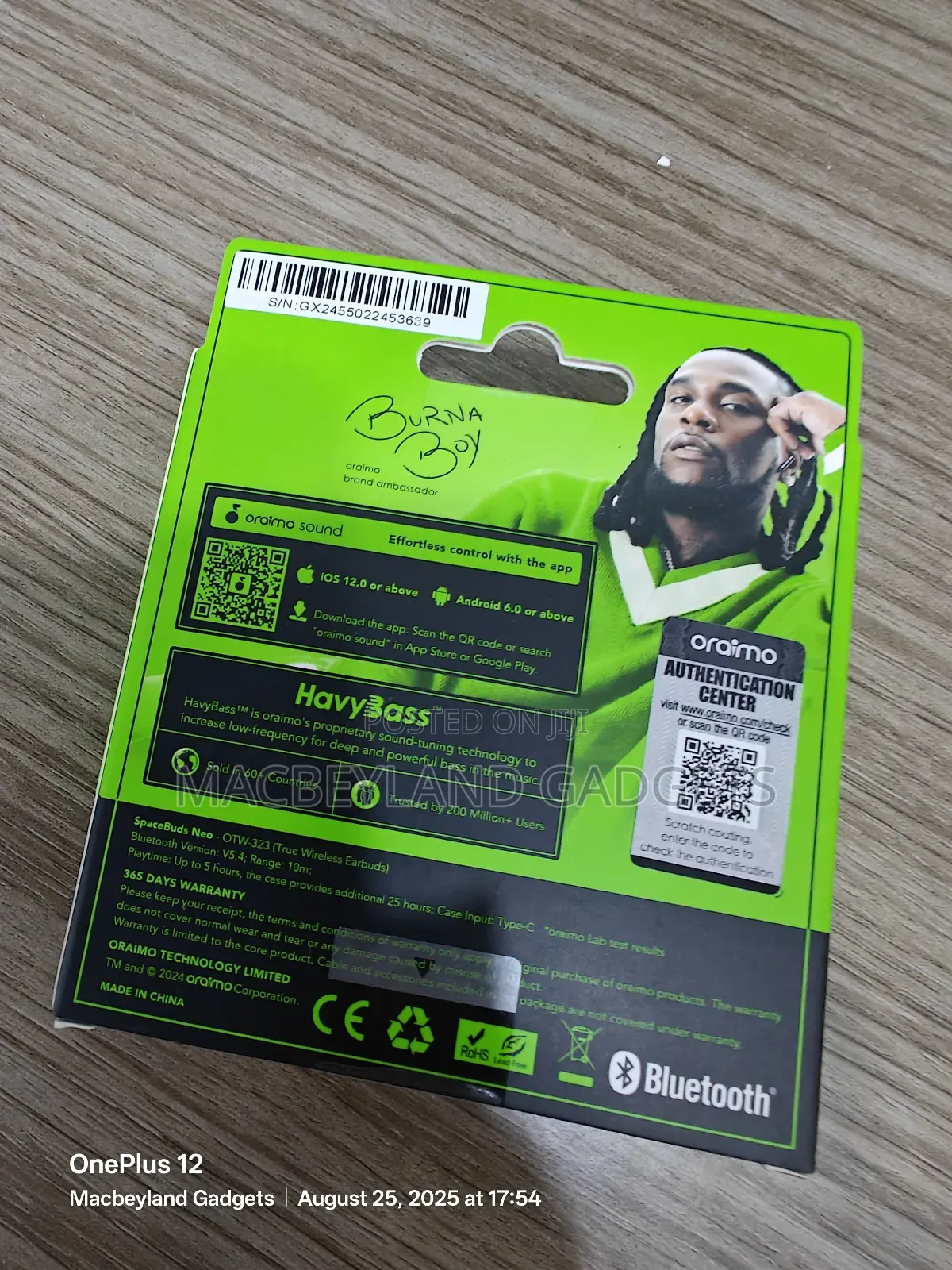 Brand New Sealed, Oraimo Space Buds Neo