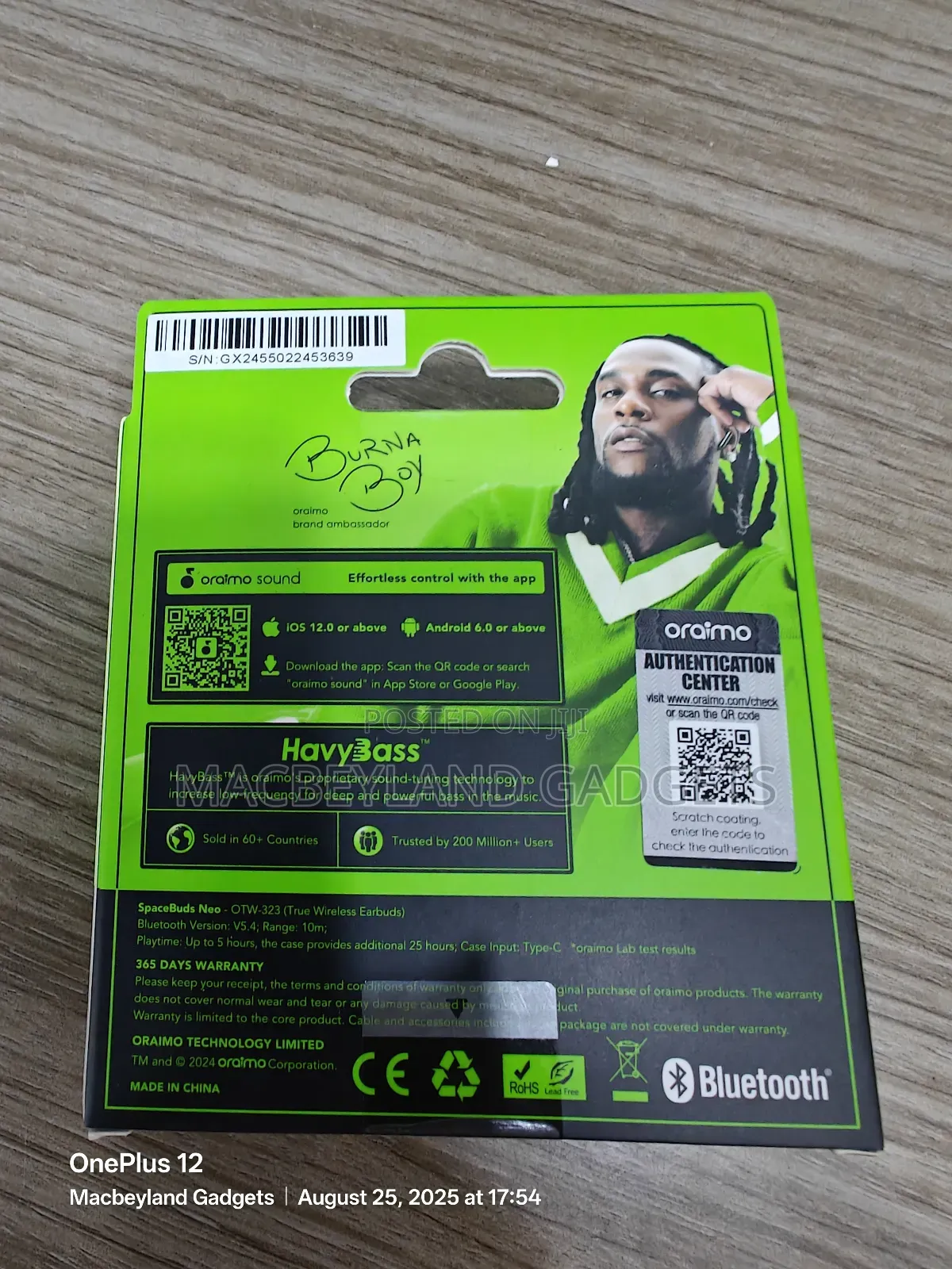 Brand New Sealed, Oraimo Space Buds Neo