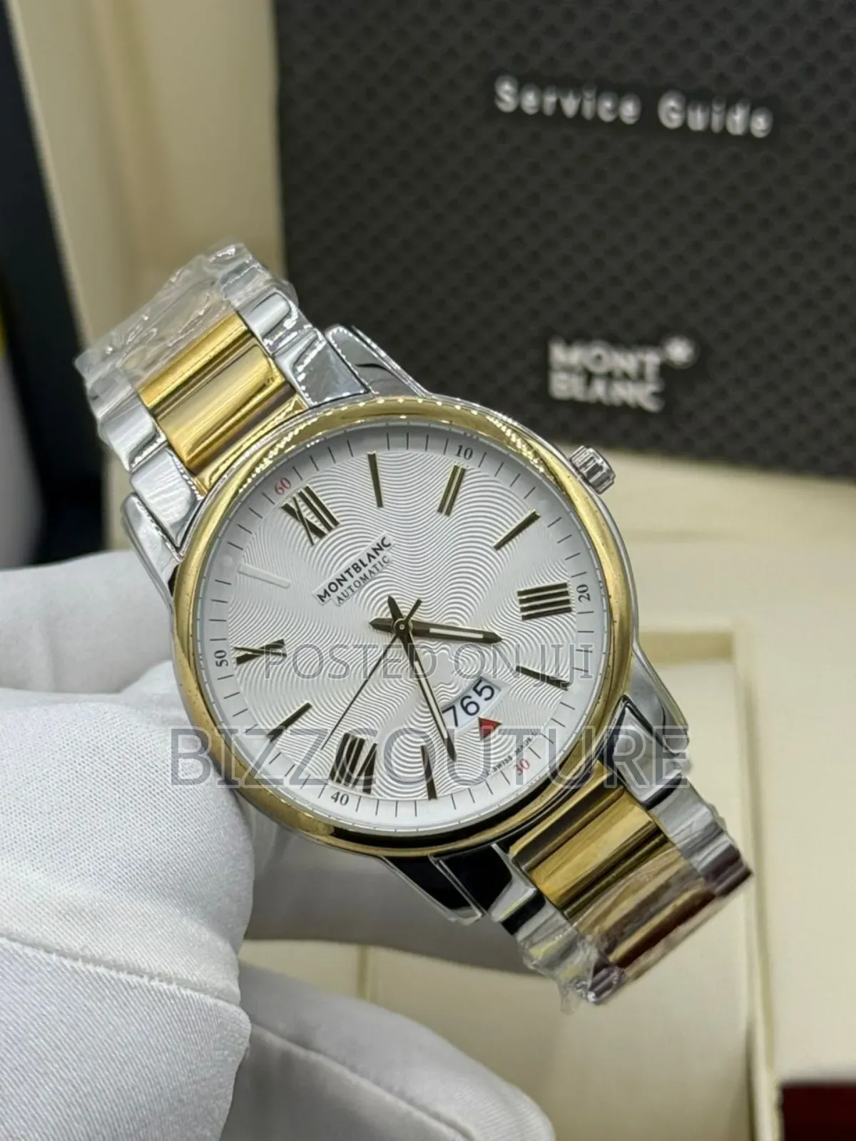 Original Montblanc Two-Tone Stainless Steel, Calendar Watch