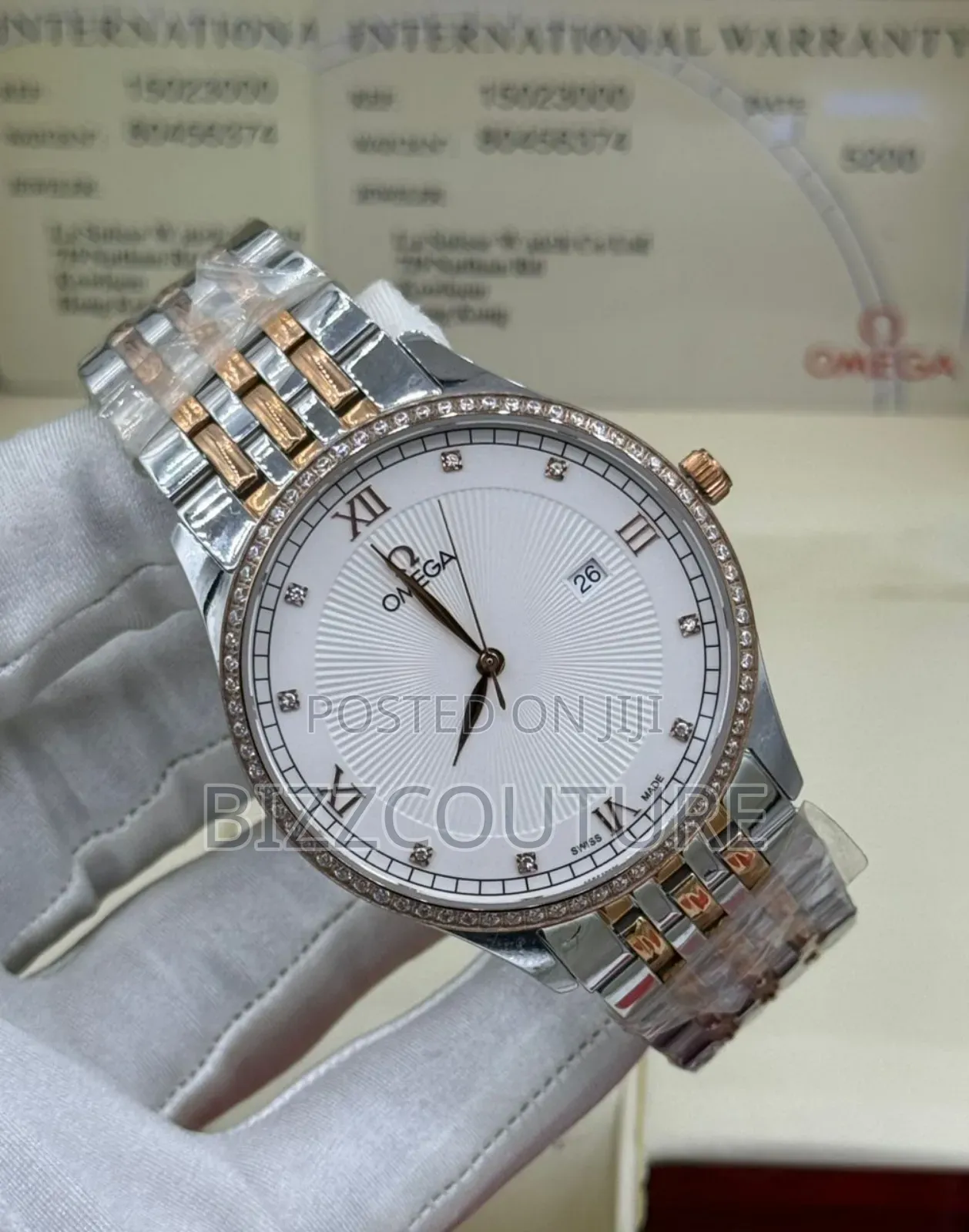 Original Omega Two-Tone Stainless Steel, Calendar Watch