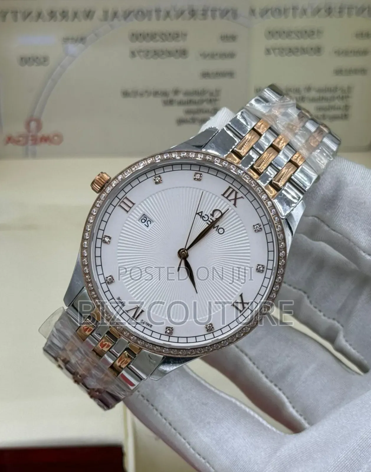 Original Omega Two-Tone Stainless Steel, Calendar Watch