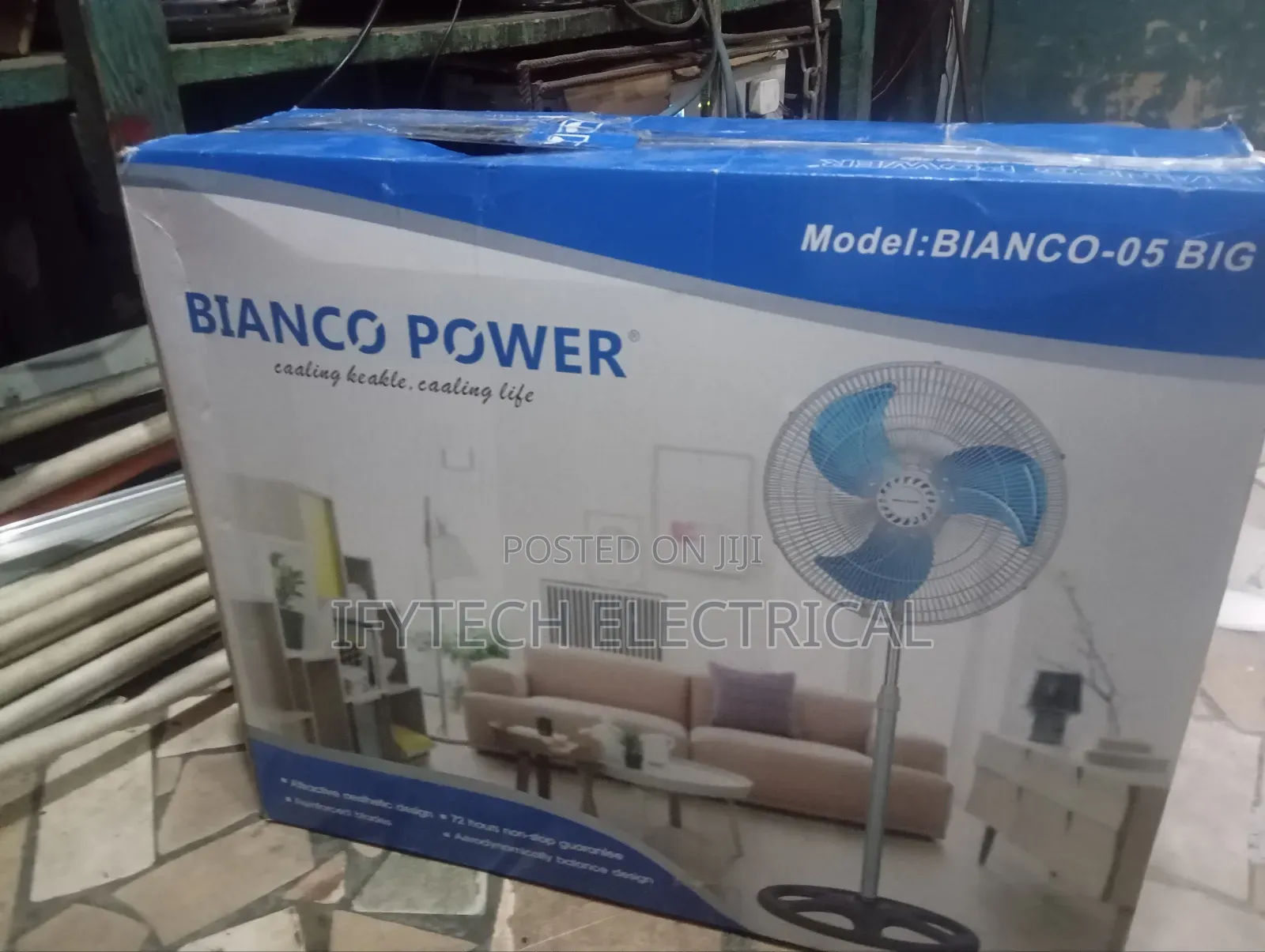 Bianco Iron Blade Fan