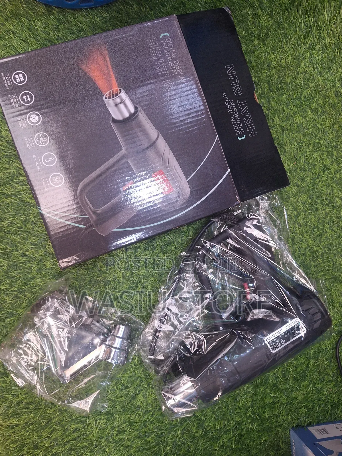 1500w Fast Heating Hot Air Gun With 4 Nozzles