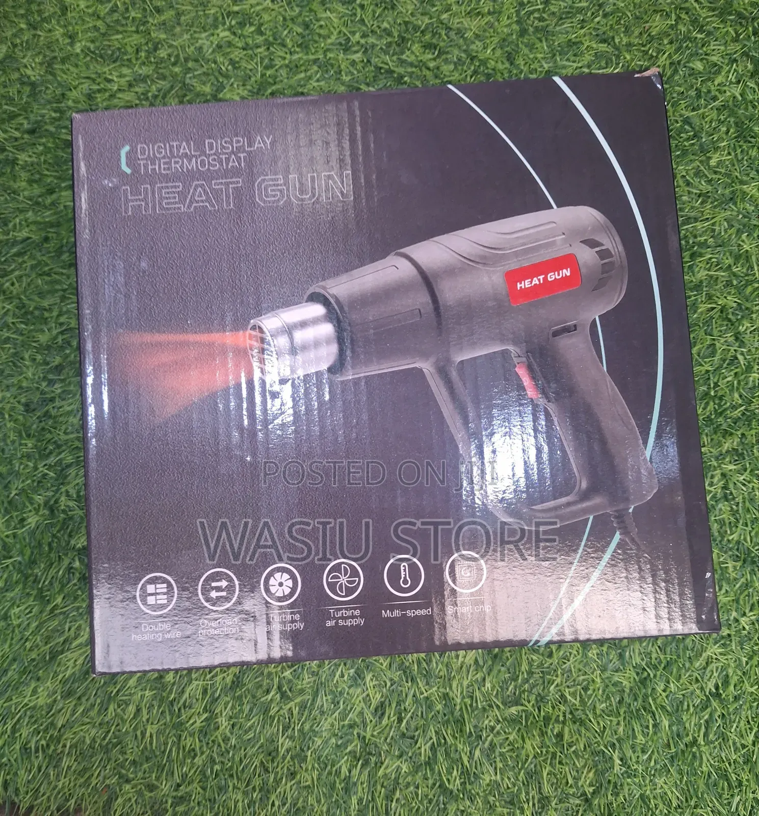 1500w Fast Heating Hot Air Gun With 4 Nozzles