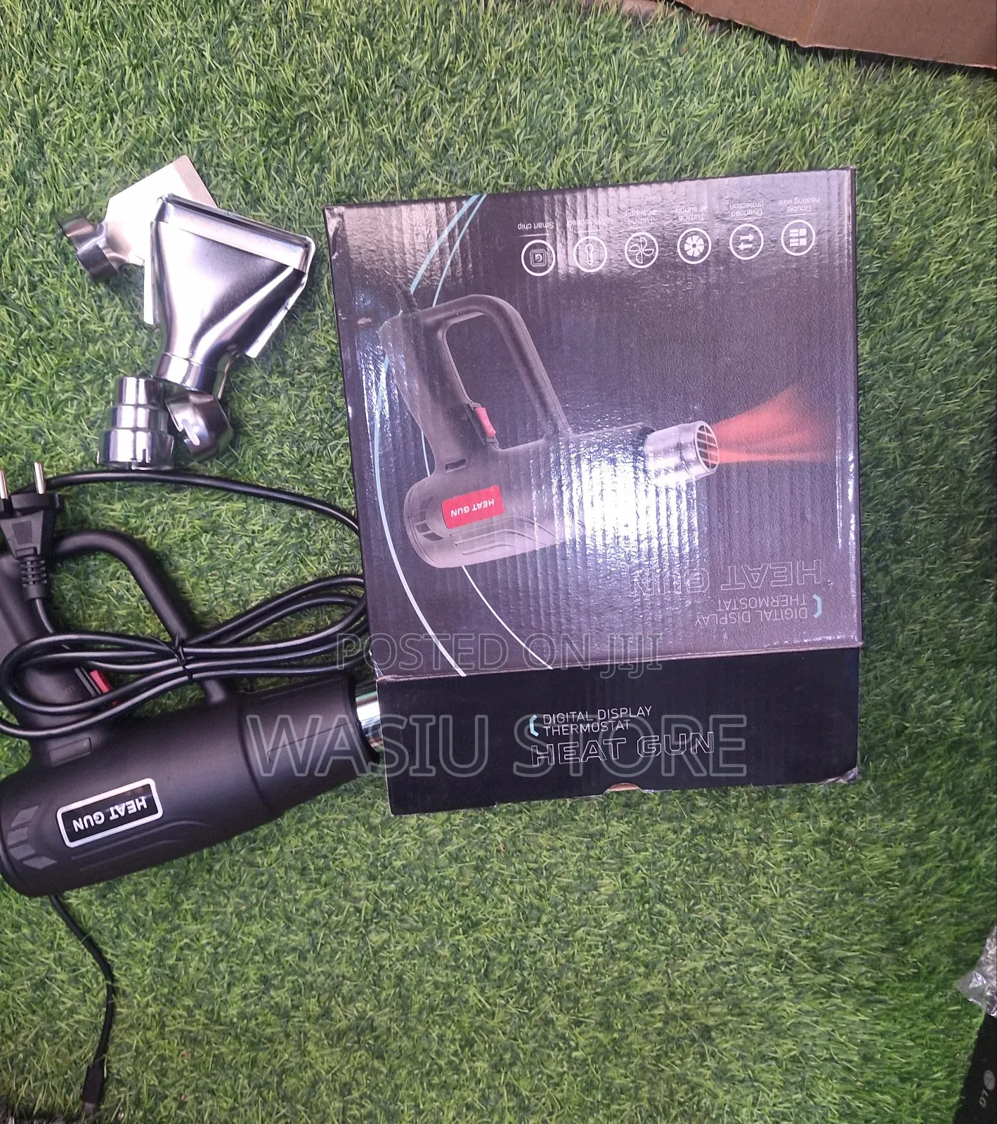 1500w Fast Heating Hot Air Gun With 4 Nozzles