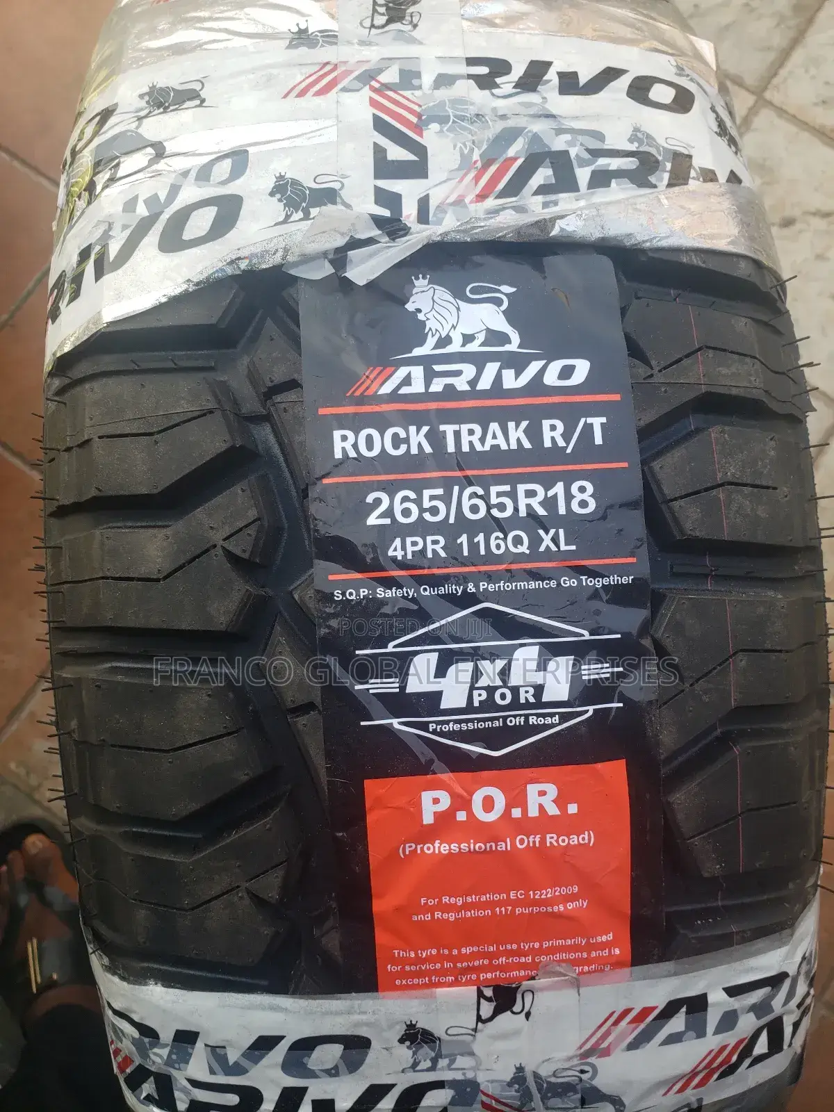 265/65r18 Arivo Tyre
