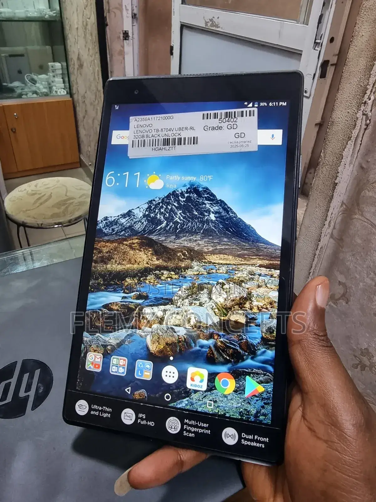 Lenovo Tab 4 8 Plus 16 GB Black
