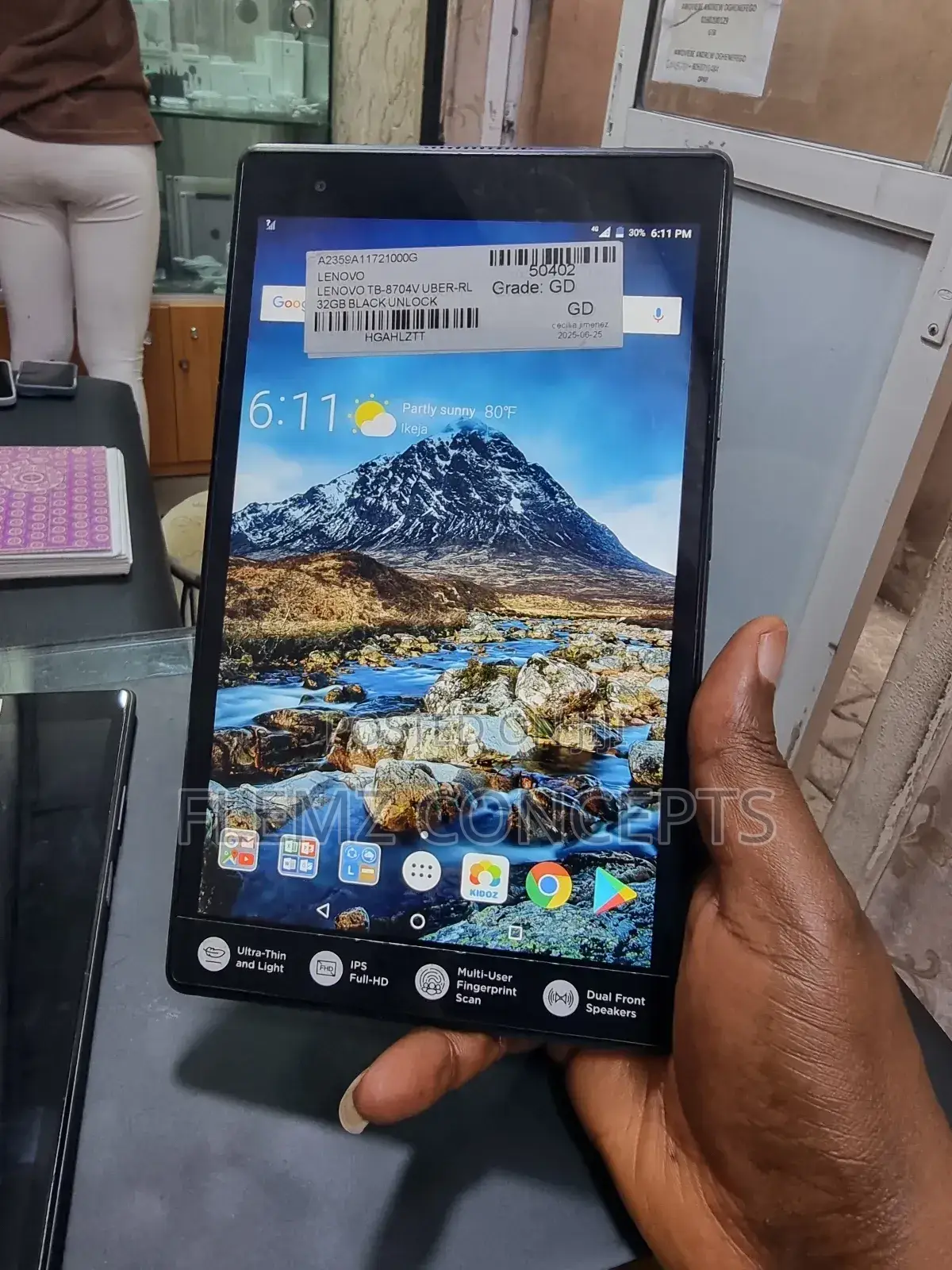 Lenovo Tab 4 8 Plus 16 GB Black