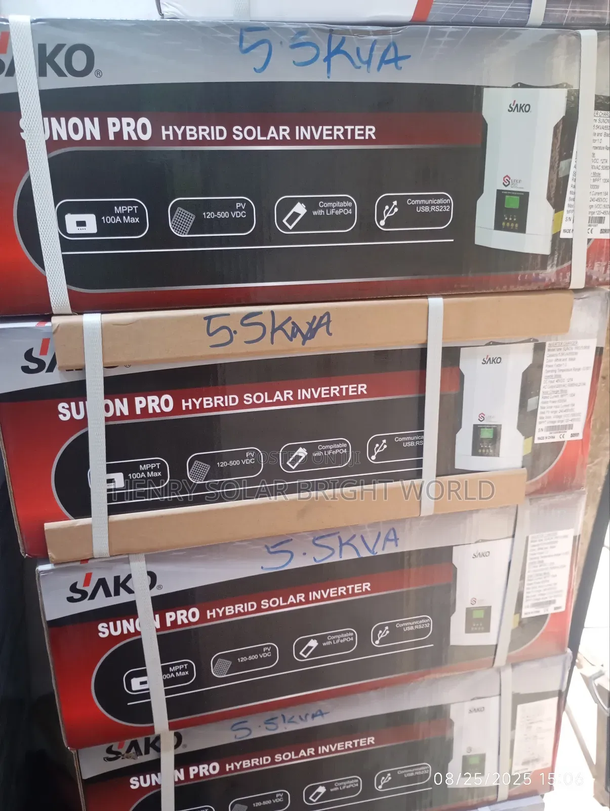 Sako 5.5kva 48v Hibrid Inverter