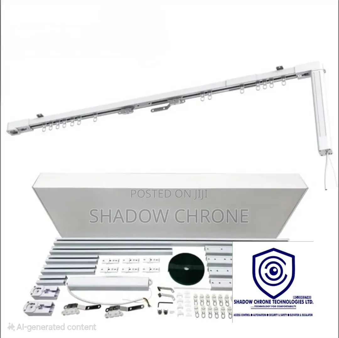 Motorized Curtain System – Smart Home Living