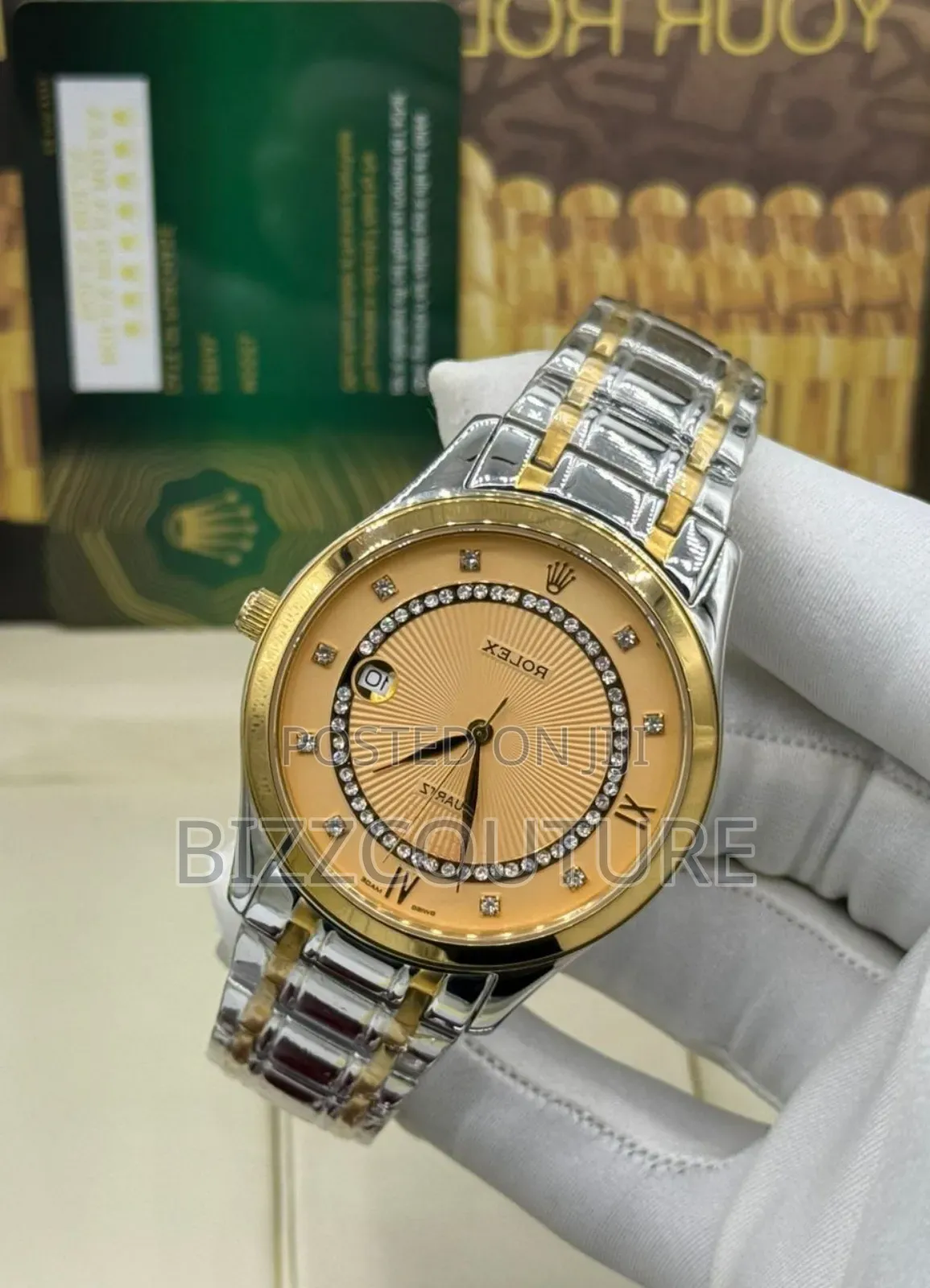 Original Rolex Two-Tone Stainless Steel, Calendar, Quartz Watch