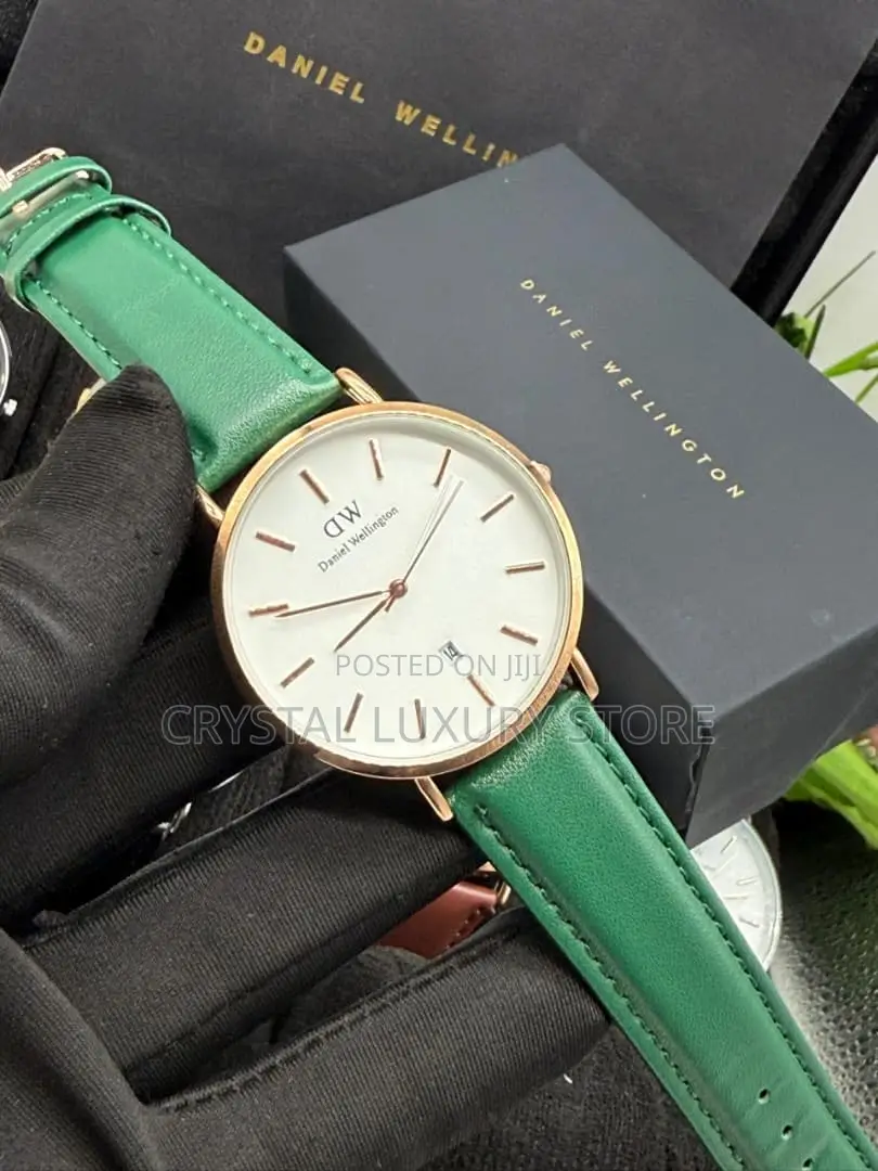 Daniel Washington Quality Men Genuine Leather Wristwatch