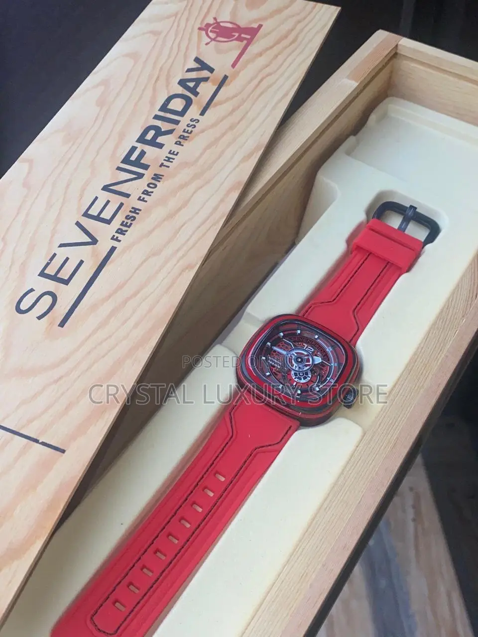 Seven Friday Quality Luxury Men Automatic Engine Wristwatch