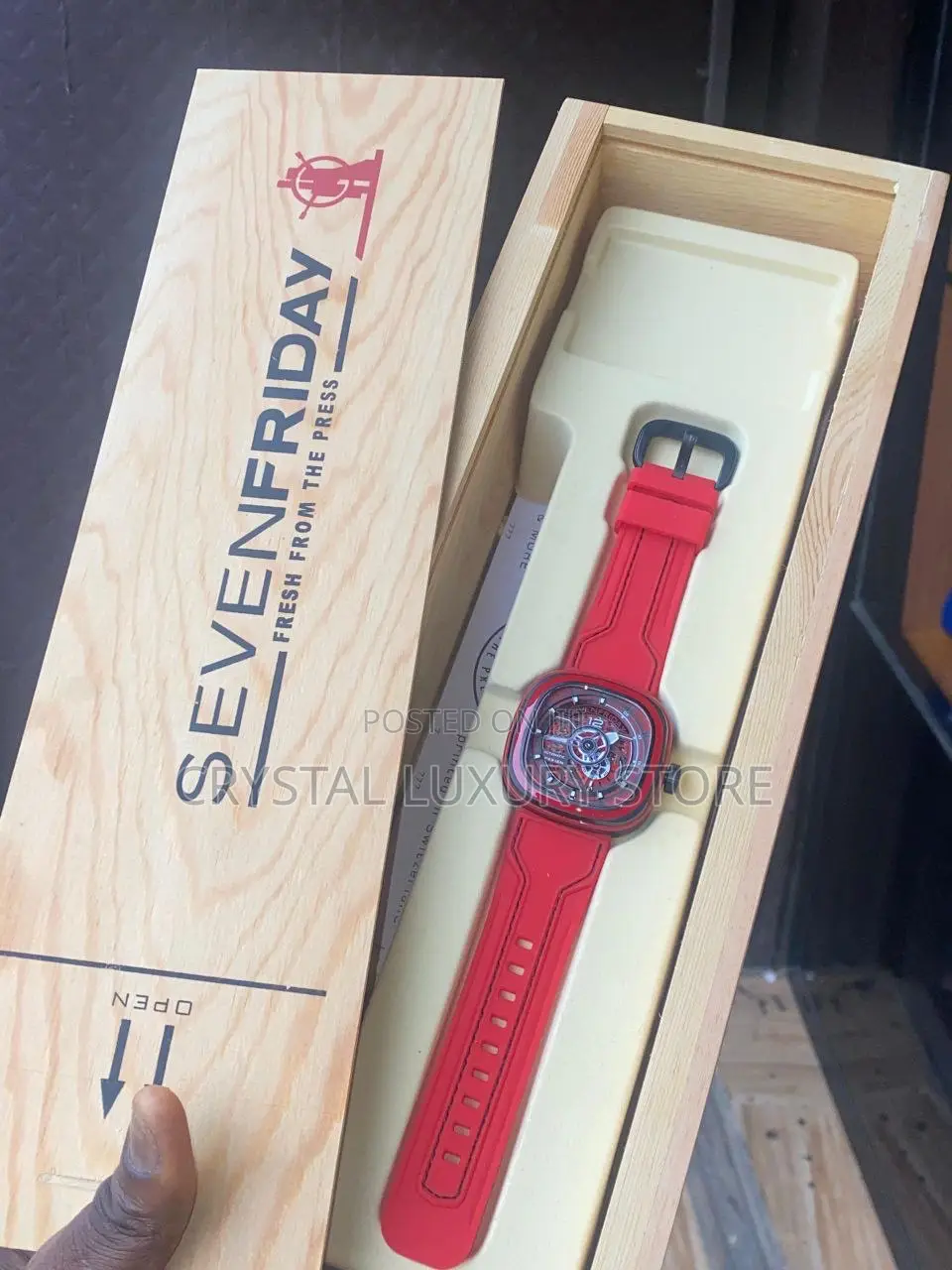 Seven Friday Quality Luxury Men Automatic Engine Wristwatch