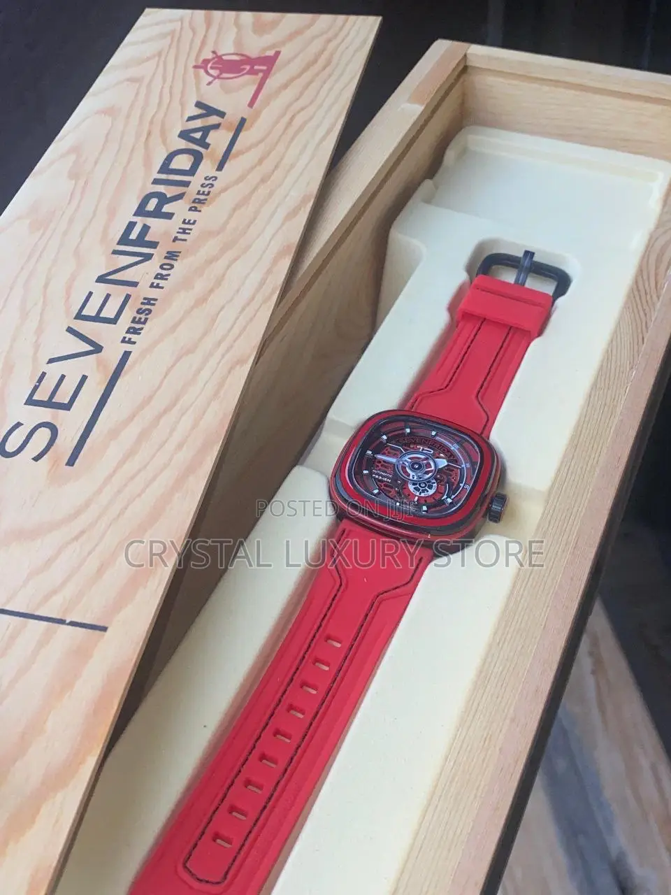 Seven Friday Quality Luxury Men Automatic Engine Wristwatch