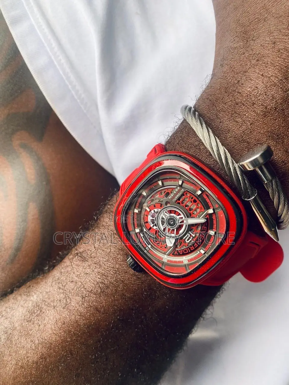 Seven Friday Quality Luxury Men Automatic Engine Wristwatch