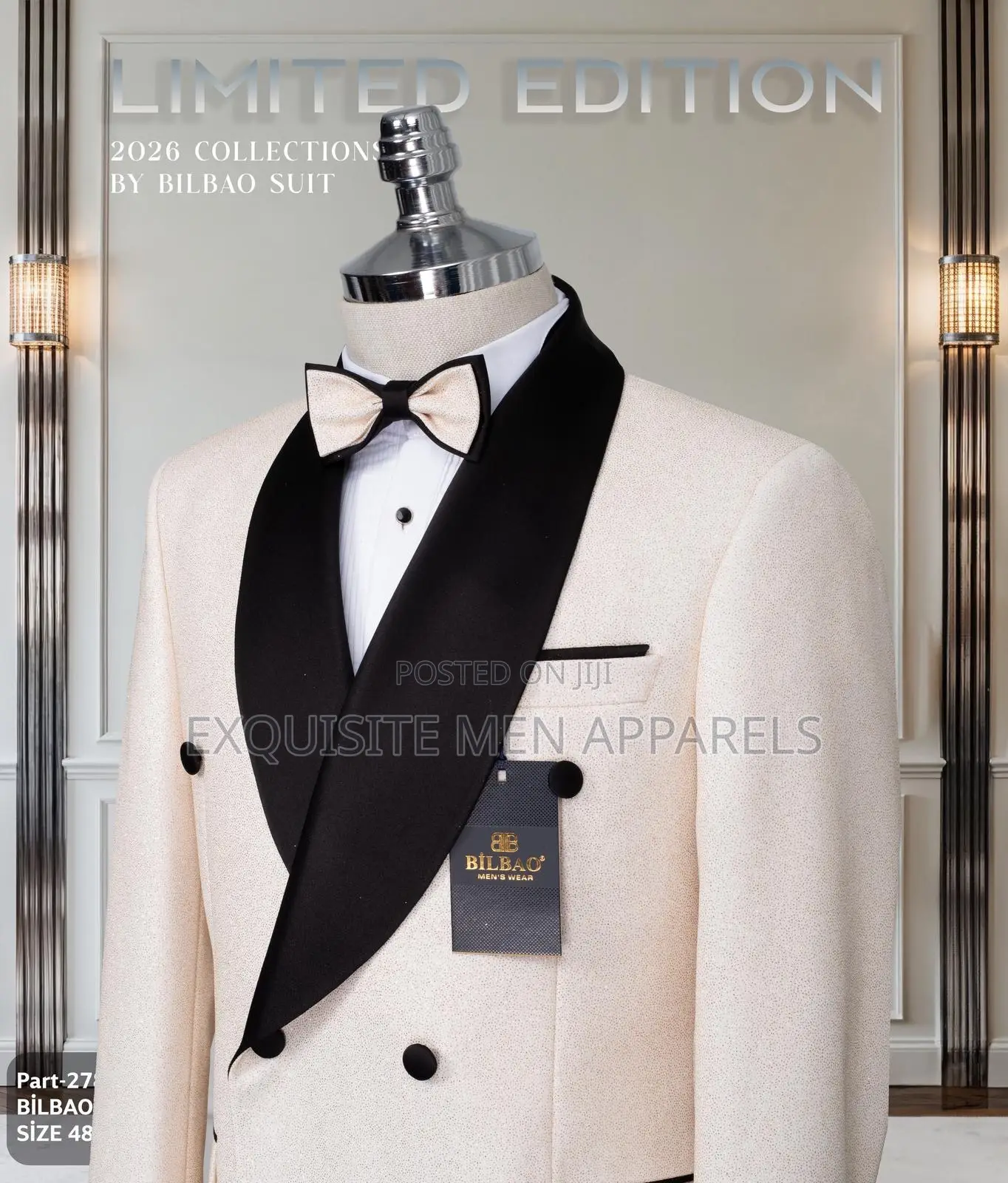 Tuxedo Shawl Lapel Double Breasted Turkish Designer Men’S Suit