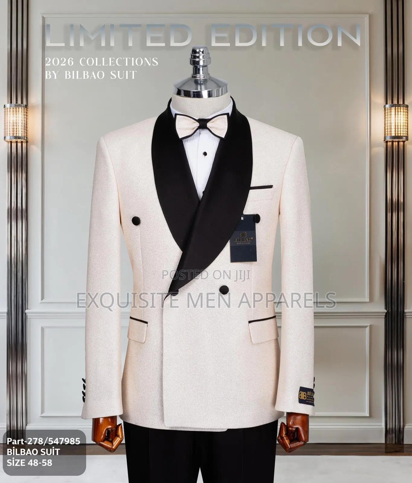 Tuxedo Shawl Lapel Double Breasted Turkish Designer Men’S Suit