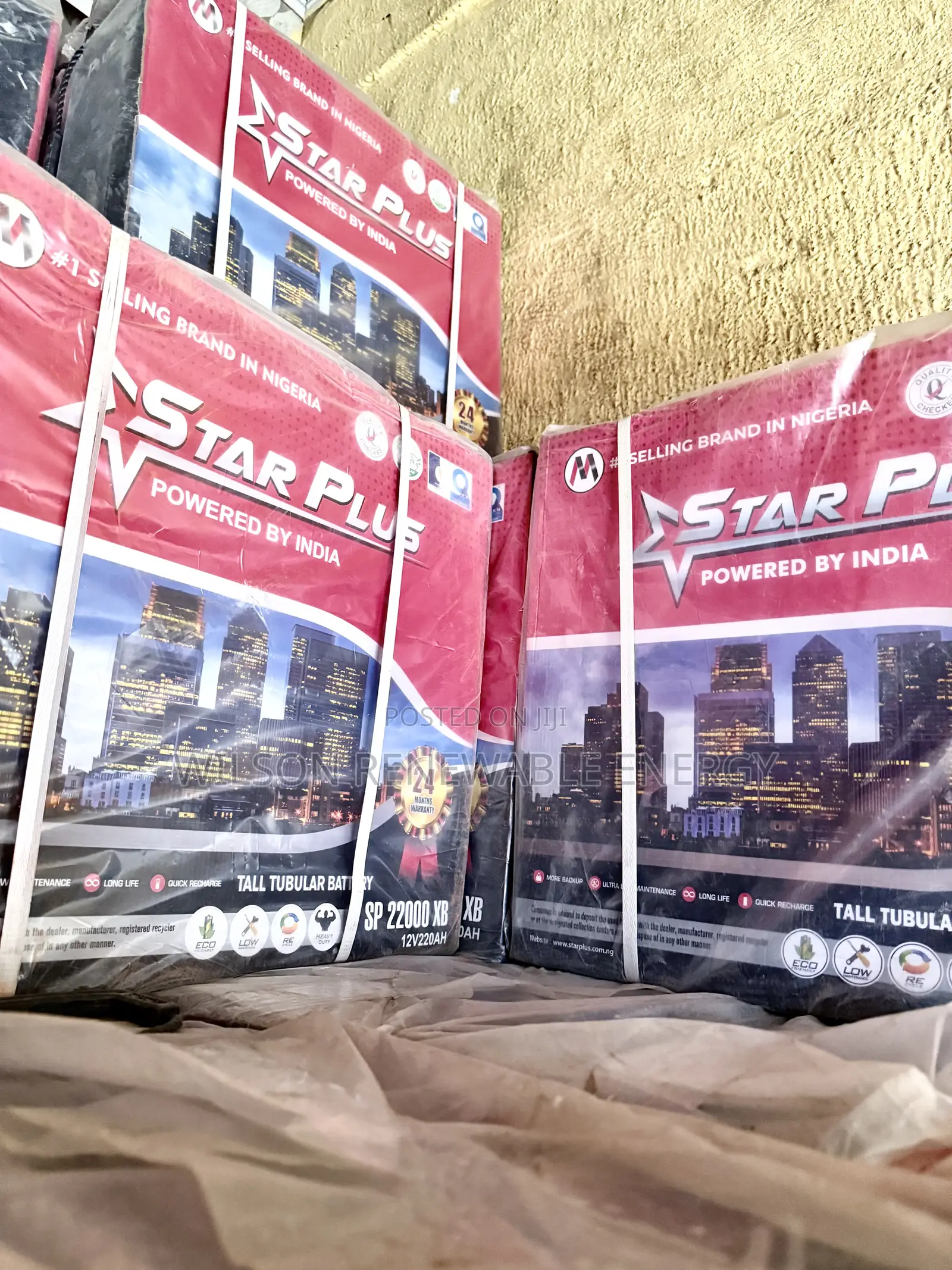 220ah 12v Starplus Tubular Battery