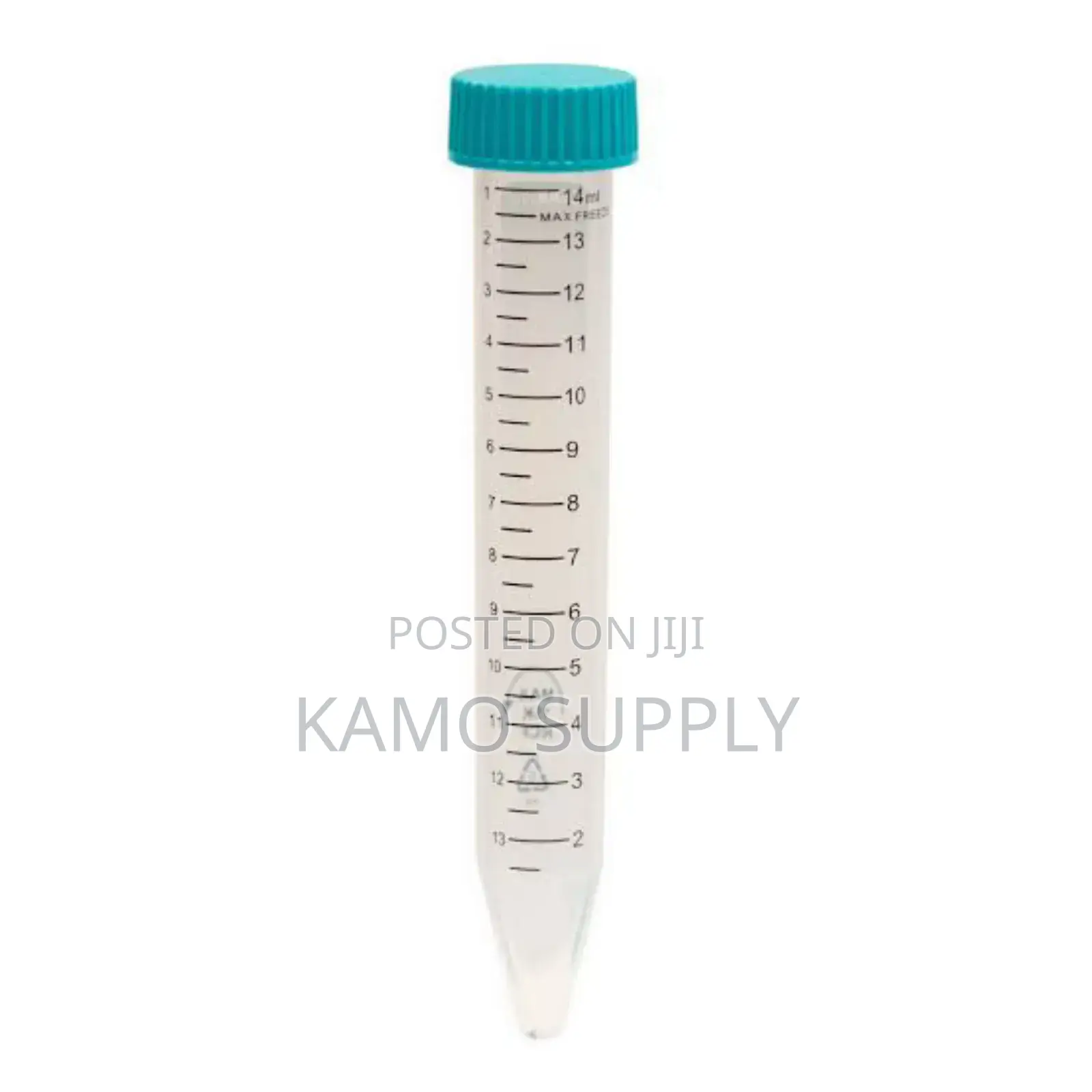 Centrifuge Tubes, Falcon Tubes, Conical Base Tube 15ml Pack/50pcs
