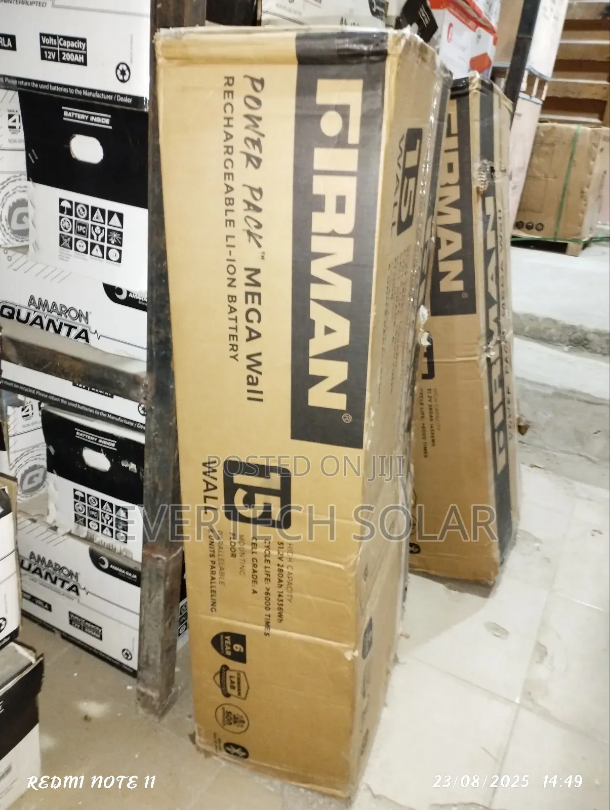 15kwhs Firman 51.2v Lithium Ion Battery 280a