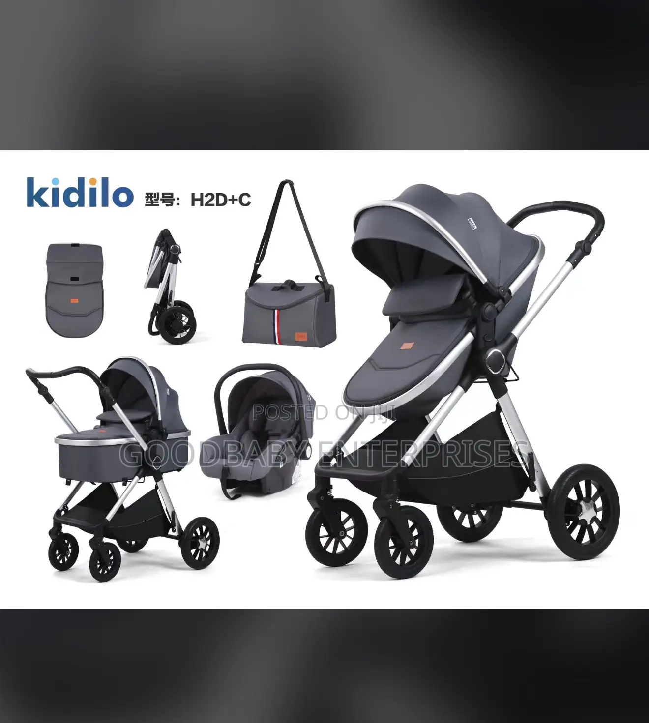5 in 1 Kidilo Baby Stroller