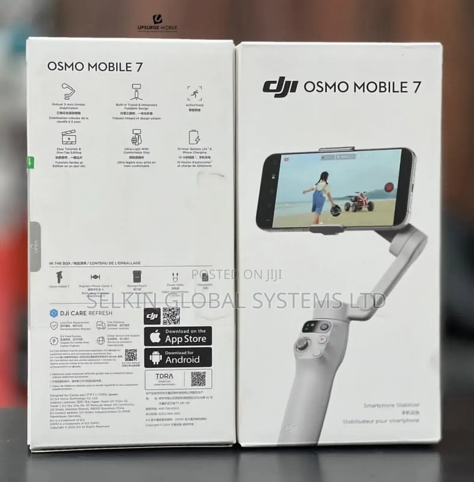 Dji Osmo Mobile 7 Handphone 3axis Gimba Stabilizer