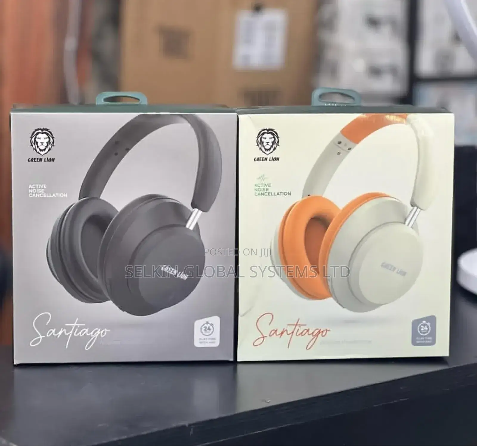 Green Lion Santiago Wireless Bluetooth Noise Cancellation Headset