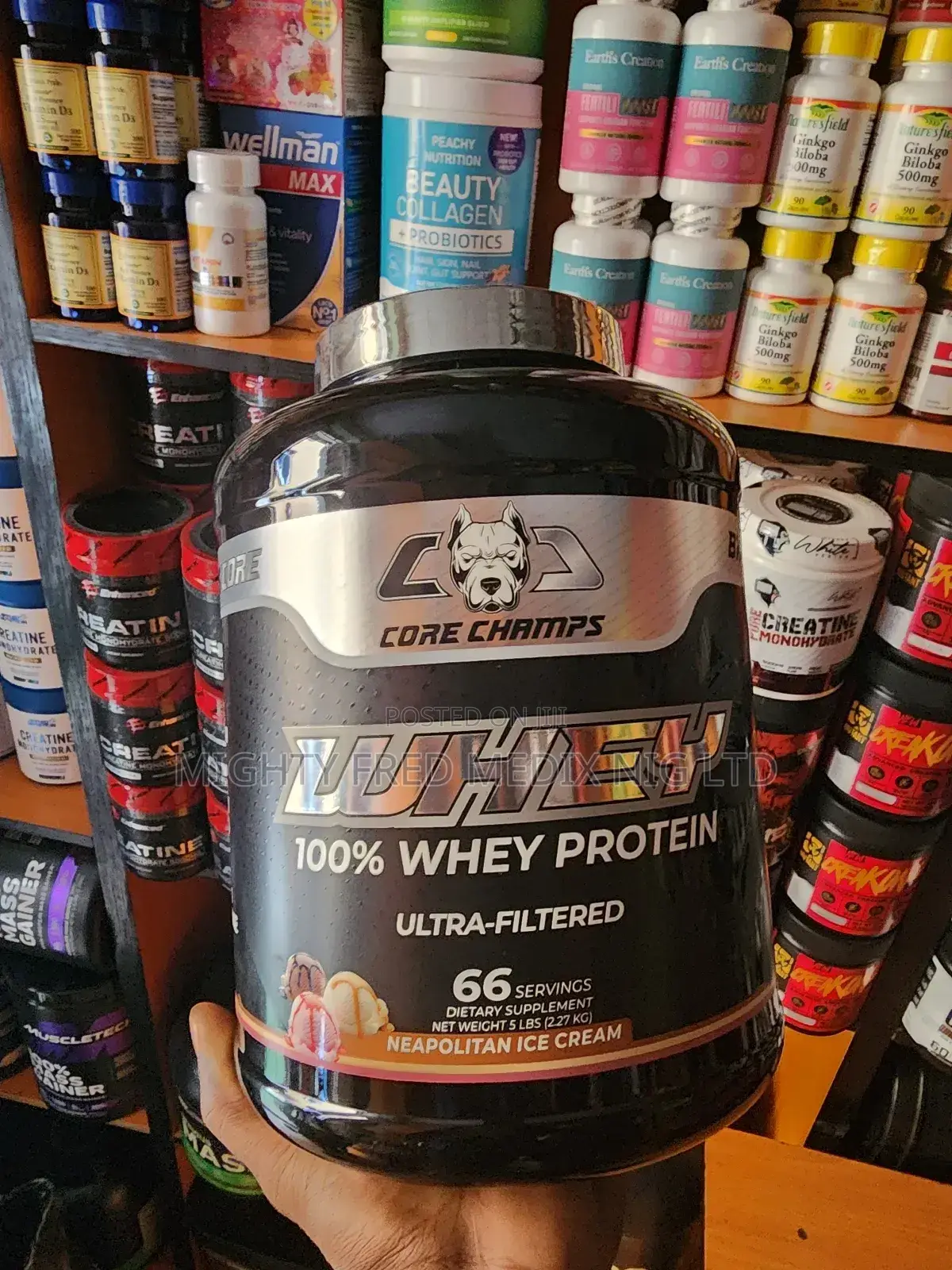 Core Champs 100% Whey Protein Powder 5lbs