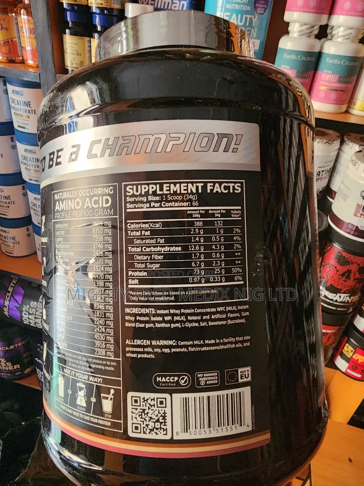 Core Champs 100% Whey Protein Powder 5lbs