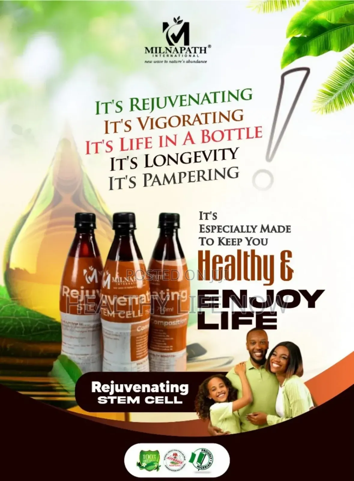 Milnapath Rejuvenating Drink Family Combo
