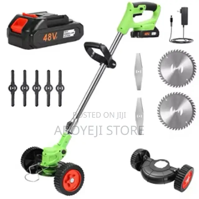 48v Double Batteries Rechargeable Mower Grass Cutter