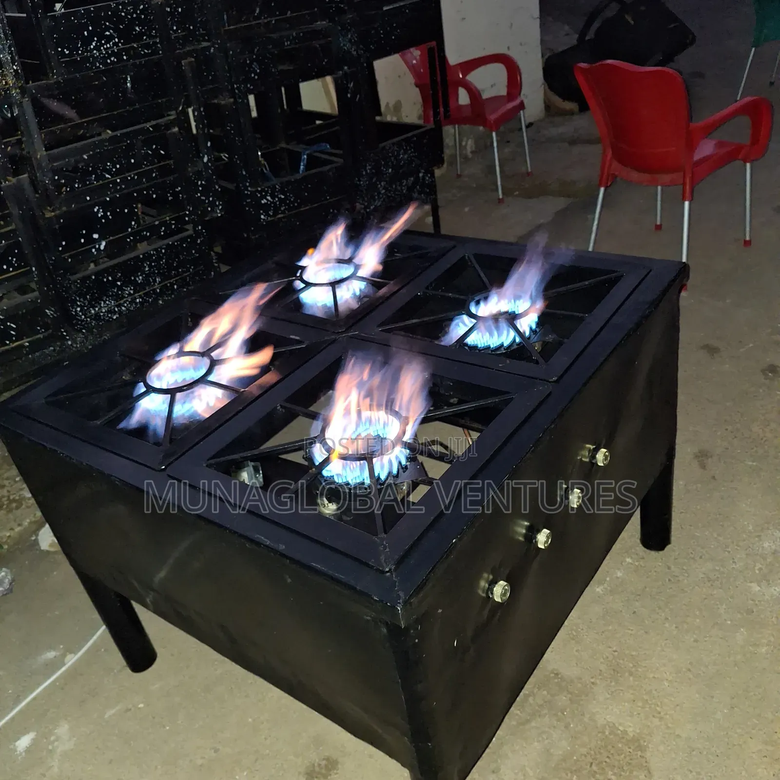 Four Burner Industrial Cooker