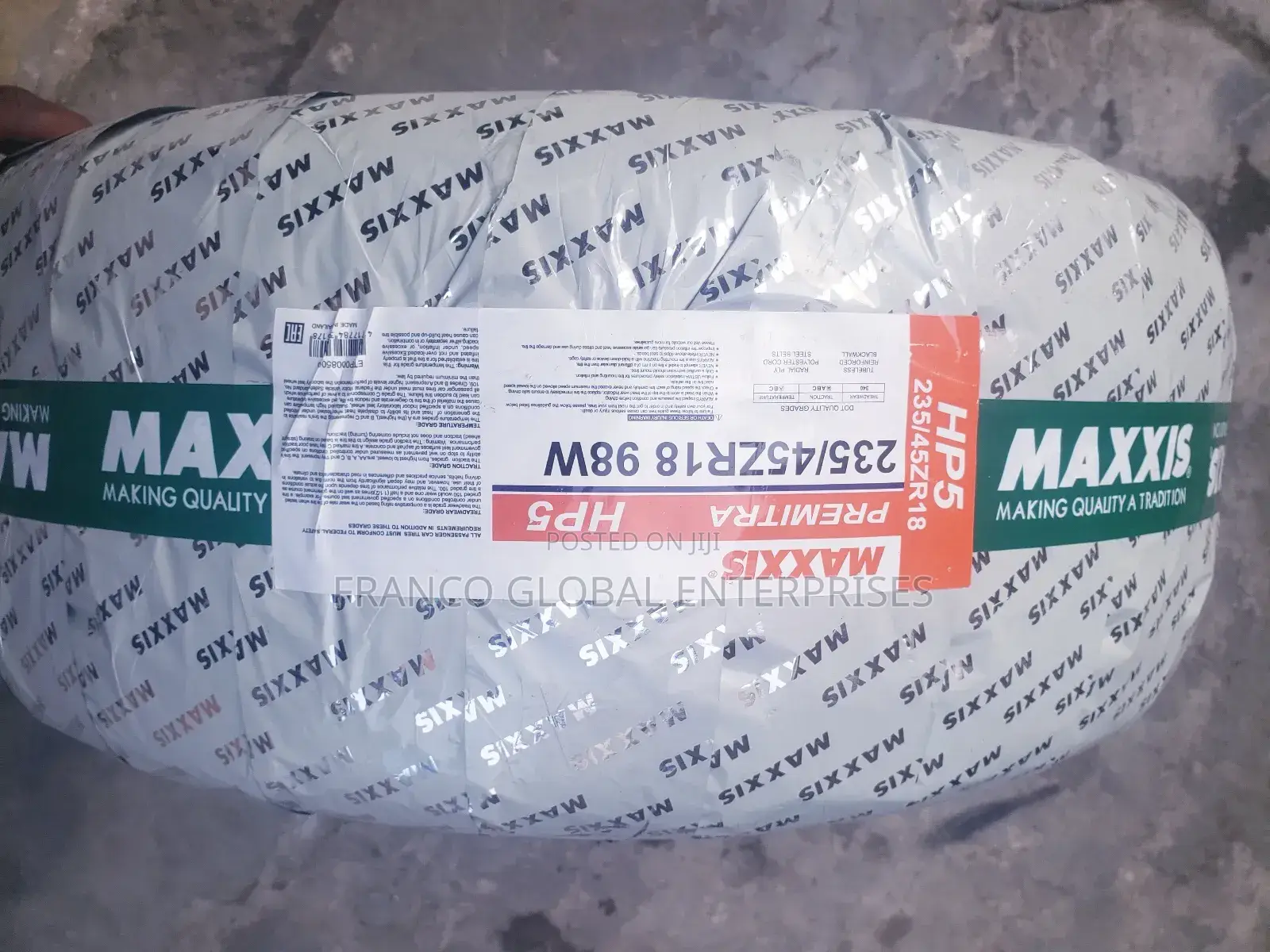 235/45r18 Maxxis Tyre