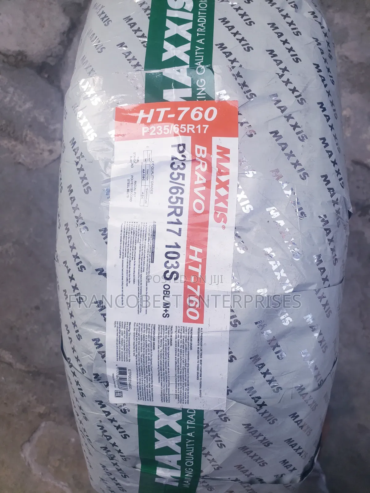 235/65r17 Maxxis Tyre