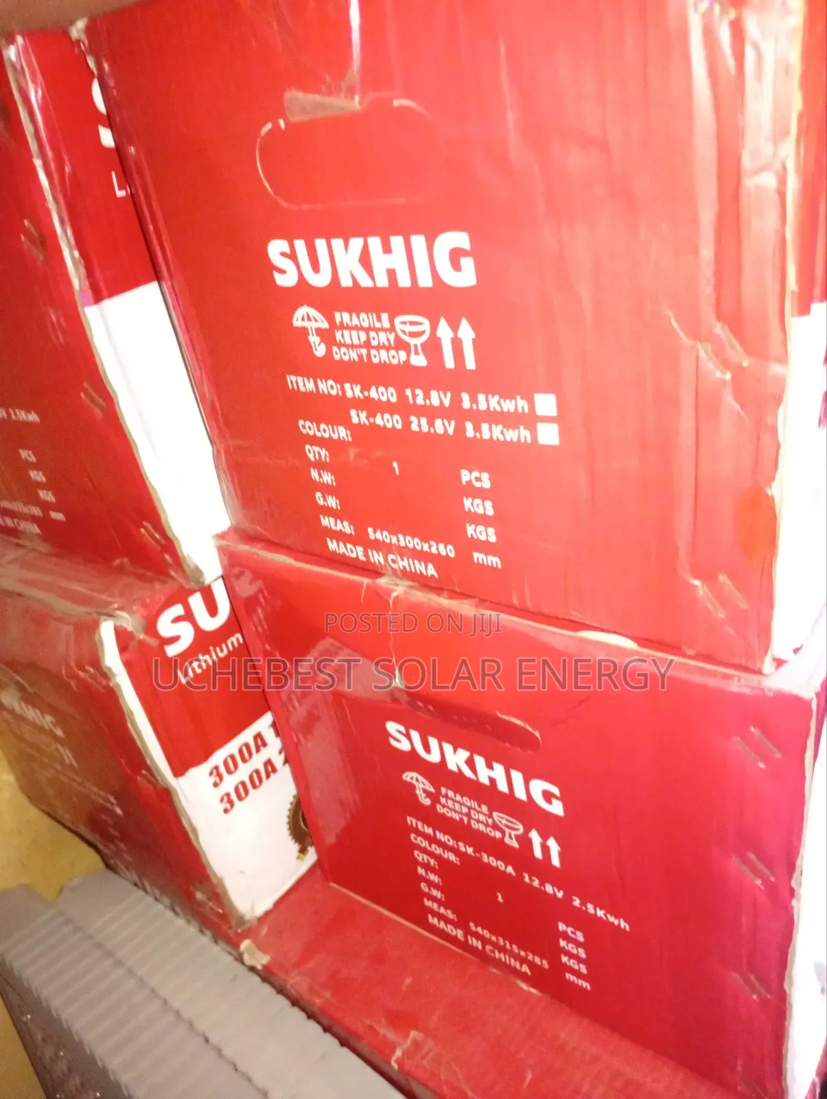 300ah/12v Sukhig Dry Cell Battery